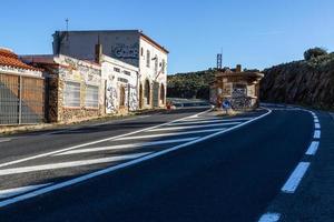 visningar av costa brava kust foto