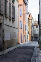 visningar från en små stad i de söder av Frankrike foto