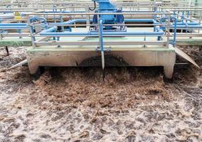 avfall vatten behandling dammar från industriell växter foto