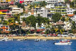 puerto escondido oaxaca mexico 2022 fiske båtar på de hamn strand i puerto escondido Mexiko. foto