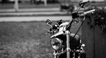 retro motorcykelstrålkastare foto
