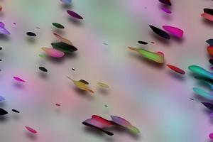 abstrakt Flerfärgad partikel bakgrund, digital målad abstrakt design.holografisk partikel textur foto
