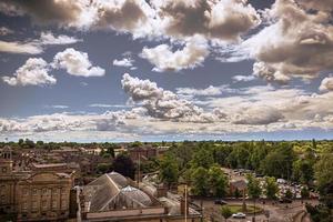 medeltida gammal stad av york i yorkshire, england. foto