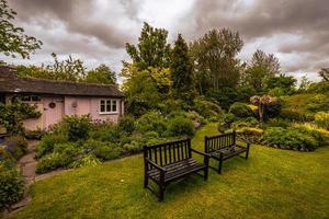 medeltida stad av warwick, england. foto