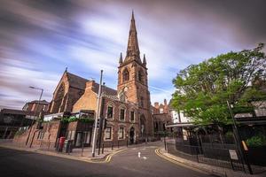 medeltida stad av chester, england. foto