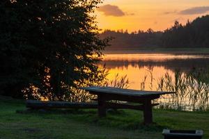 lettiska sommar landskap foto