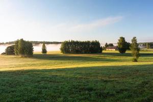 lettiska sommar landskap foto