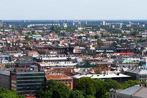 riga från ovan i de sommar foto