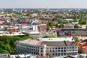 riga från ovan i de sommar foto