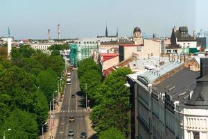 riga från ovan i de sommar foto