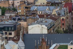 riga från ovan i de sommar foto