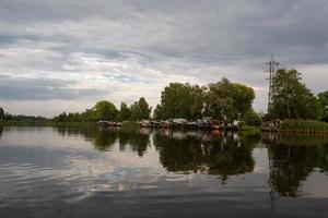 sjö landskap av lettland i sommar foto