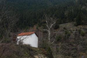 landskap från tzoumerka naturlig parkera foto