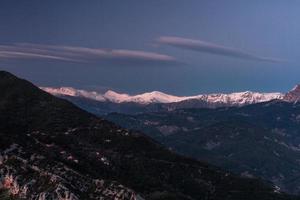 landskap från tzoumerka naturlig parkera foto