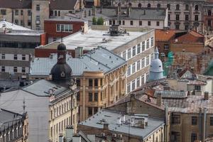 riga från ovan i de sommar foto