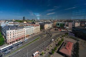 riga från ovan i de sommar foto