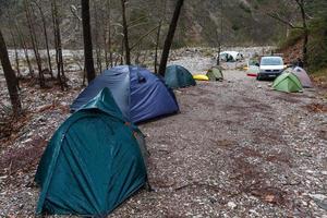 landskap från tzoumerka naturlig parkera foto