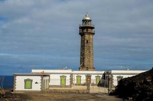 fyr på de Västra plats av de kanariefågel öar faro de orchilla foto