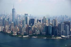 ny york stad manhattan helikopter Turné antenn stadsbild foto