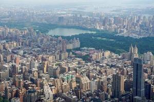 ny york stad manhattan helikopter Turné antenn stadsbild foto