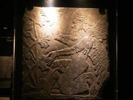 bas lättnad assyrien babylonia sumer detalj foto