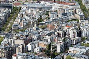 paris solig blå himmel antenn se foto