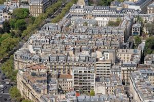 paris byggnad stad se antenn landskap från torn foto