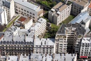 paris byggnad stad se antenn landskap från torn foto