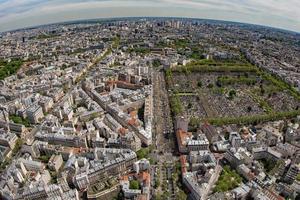 paris byggnad stad se antenn landskap från montparnasse foto