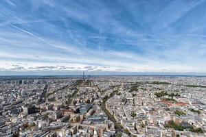 paris byggnad stad se antenn landskap från torn foto