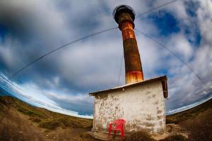 stol utanför patagonien fyr i valdes halvö foto