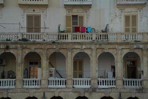 malta de tre städer på solnedgång - vittoriosa, senglea och cospicua foto