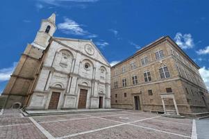 pienza tuscany medeltida kupol foto