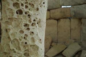 malta megalitisk tempel arkeologisk webbplats foto