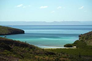 playa balandra antenn se la paz baja kalifornien foto