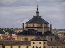 toledo antenn se av de medeltida gammal stad, Spanien foto