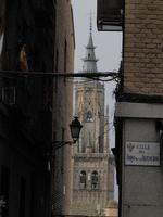 toledo medeltida gammal stad, Spanien foto