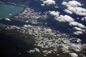 guadalajara jalisco antenn panorama landskap från flygplan foto