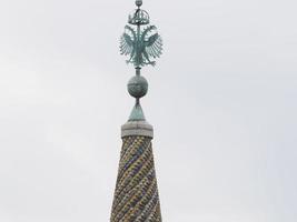 rom hus tak och kyrka kupol stadsbild roofdome se panorama foto