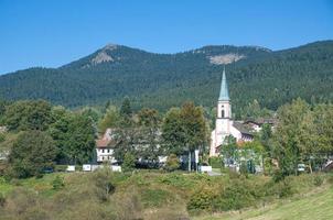 lohberg am osser, bayersk skog, bayern, tyskland foto