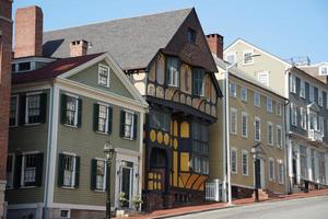 försyn Rhode ö historisk byggnader foto