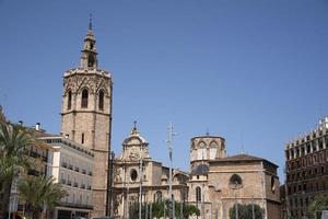 valencia Spanien gotik katedral kyrka foto