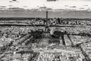 paris stadsbild se panorama gammal stil sepia foto