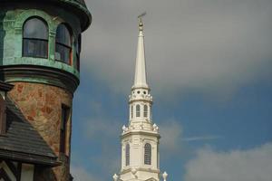 försyn Rhode ö historisk byggnader först baptist kyrka av Amerika foto