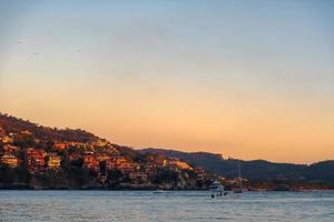 zihuatanejo strand landskap i guerrero foto