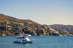 zihuatanejo strand landskap i guerrero foto