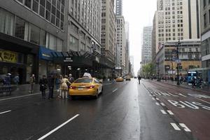 ny york, USA - Maj 5 2019 - stad gator belastad trafik sylt foto