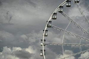 panorama- ferris stor hjul detalj foto