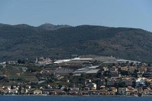 sanremo växthus se från de hav liguria Italien foto