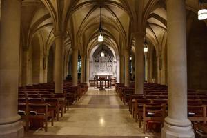 Washington dc, USA - Maj 17 2018 - Washington katedral kupol historisk kyrka foto